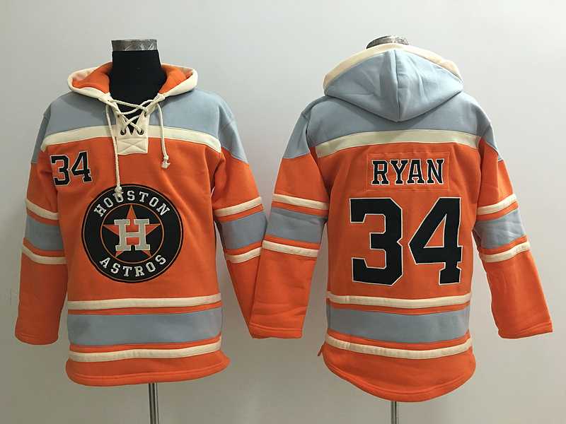 Houston Astros #34 Nolan Ryan Orange Sawyer Hooded Sweatshirt MLB Hoodie,We sell and wholesale Houston Astros #34 Nolan Ryan Orange Sawyer Hooded Sweatshirt MLB Hoodie on line form chian!